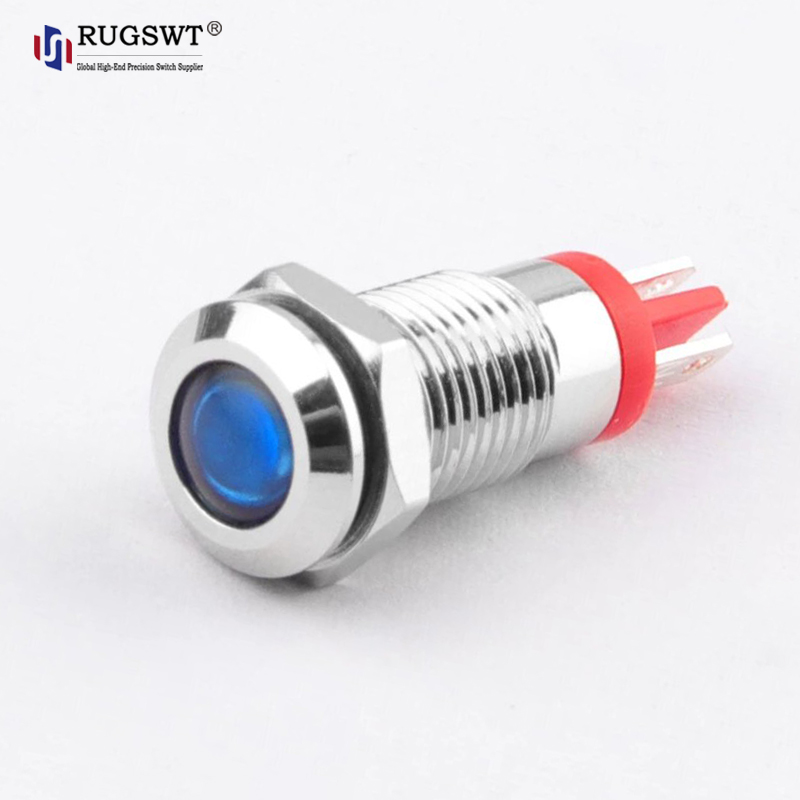 SCJ 08L series Metal pin indicator light 4